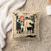 ヴィンテージ枕用ハロウィーンボビング クッション (ブランケット)