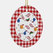 ヴィンテージ果実オーナメント セラミックオーナメント (右)