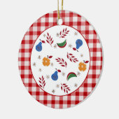 ヴィンテージ果実オーナメント セラミックオーナメント (左)