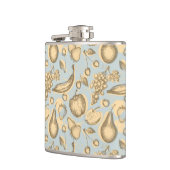 ヴィンテージ果実パターン フラスク (左)