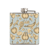 ヴィンテージ果実パターン フラスク (裏面)