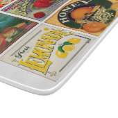 ヴィンテージ果実広告ラベル切断板 カッティングボード (角)