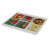 ヴィンテージ果実広告ラベル切断板 カッティングボード (角)