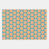 ヴィンテージ果実模様ラッピング紙 ラッピングペーパーシート (正面3)