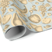 ヴィンテージ果実模様 ラッピングペーパー (ロールコーナー)