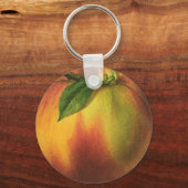 ヴィンテージ果実熟オーガニック桃 キーホルダー (正面)