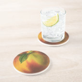 ヴィンテージ果実熟オーガニック桃 コースター (側面)