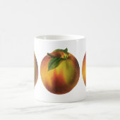ヴィンテージ果実熟オーガニック桃 コーヒーマグカップ (中央)
