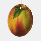 ヴィンテージ果実熟オーガニック桃 セラミックオーナメント (右)
