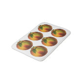 ヴィンテージ果実熟オーガニック桃 バスマット (アングル)