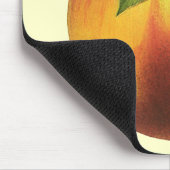 ヴィンテージ果実熟オーガニック桃 マウスパッド (コーナー)