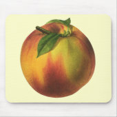 ヴィンテージ果実熟オーガニック桃 マウスパッド (正面)