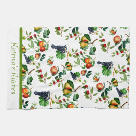 ヴィンテージ果実 キッチンタオル