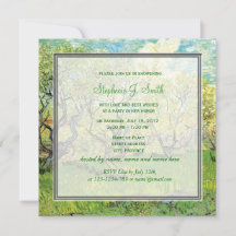 ヴィンテージ果樹園の花ブライダルシャワー