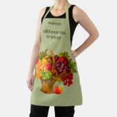 ヴィンテージ果物入パーソナライズされたれ エプロン (インサイチュ)