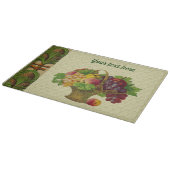 ヴィンテージ果物入パーソナライズされたれ カッティングボード (角)