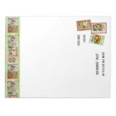 ヴィンテージ果物野菜レシピ ノートパッド (正面)