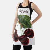 ヴィンテージ果物食品、木から熟したさくらんぼ エプロン (インサイチュ)