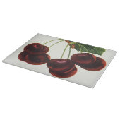 ヴィンテージ果物食品、木から熟したさくらんぼ カッティングボード (角)