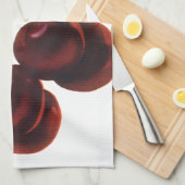 ヴィンテージ果物食品、木から熟したさくらんぼ キッチンタオル (四つ折り)