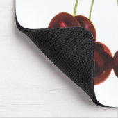 ヴィンテージ果物食品、木から熟したさくらんぼ マウスパッド (コーナー)