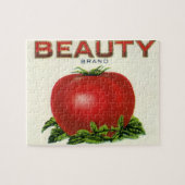 ヴィンテージ果輪状ラベル、アルカディア美しいトマト ジグソーパズル (横)