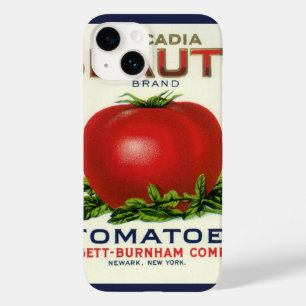 ヴィンテージ果輪状ラベル、アルカディア美しいトマト Case-Mate iPhone 14ケース