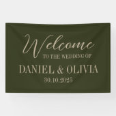 ヴィンテージ枠エスニック結婚モチーフのシーティングチャート 横断幕 (横)