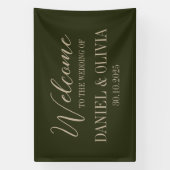 ヴィンテージ枠エスニック結婚モチーフのシーティングチャート 横断幕 (縦)