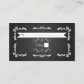 ヴィンテージ枠結婚座席表 プレイスカード (裏面)