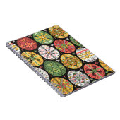 ヴィンテージ柄はピサンキー。イースターの卵のパターン。 ノートブック (右側)