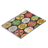 ヴィンテージ柄はピサンキー。イースターの卵のパターン。 ノートブック (左側)