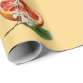 ヴィンテージ柑橘系植物包装紙 ラッピングペーパー (ロールコーナー)