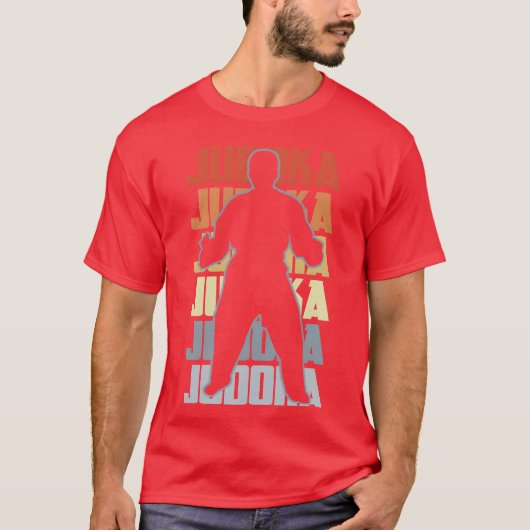ヴィンテージ柔道ガール Tシャツ (正面)