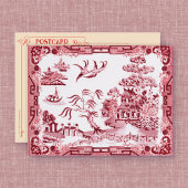 ヴィンテージ柳はがき ポストカード