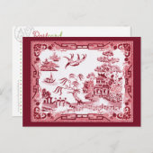 ヴィンテージ柳 ポストカード (正面/裏面)