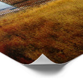 ヴィンテージ校舎ポスタープリント ポスター (角)