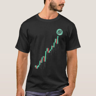 ヴィンテージ株価チャート月CrへのヘリウムHNTコイン Tシャツ