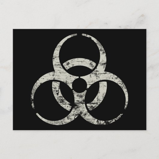 ヴィンテージ核記号 ポストカード (正面)