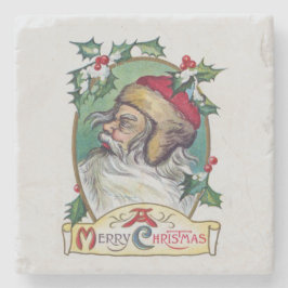 ヴィンテージ格言クリスマス ストーンコースター