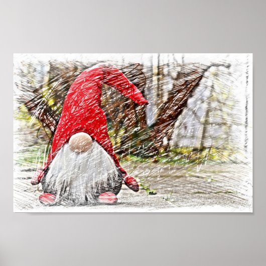 ヴィンテージ格言サンタクロース ポスター (正面)