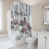 ヴィンテージ格言スケッチ シャワーカーテン (インサイチュ)