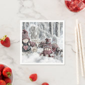 ヴィンテージ格言スケッチ スタンダードカクテルナプキン (インサイチュ)