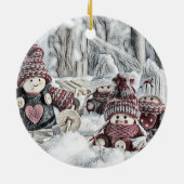 ヴィンテージ格言スケッチ セラミックオーナメント (裏面)