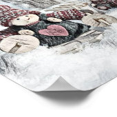 ヴィンテージ格言スケッチ ポスター (角)