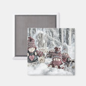 ヴィンテージ格言スケッチ マグネット (正面/裏面)