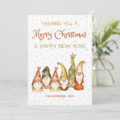 ヴィンテージ格言スノーフレークのクリスマス シーズンカード (スタンド正面)