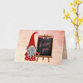 ヴィンテージ格言ハートと愛メッセージカード カード (黄色い花)