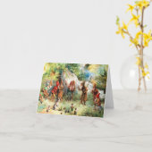 ヴィンテージ格言会 カード (黄色い花)