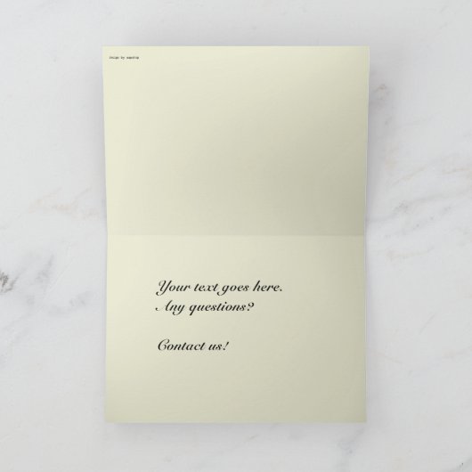 ヴィンテージ格言雪だるまシーズンの挨拶 シーズンカード (内部)